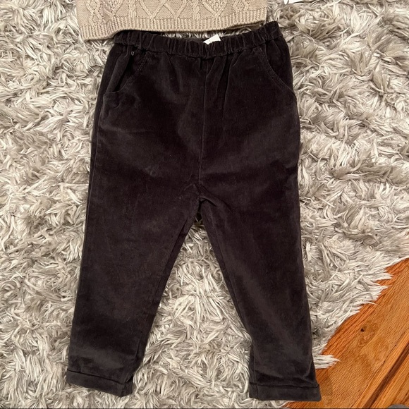 Miniclasix Boys' Cable Knit Sweater & Corduroy Pants Set - Baby - Picture 5 of 9
